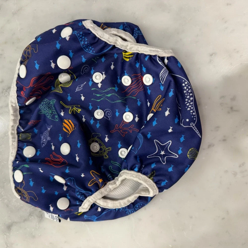 Blue Sea Friends Swim Diaper